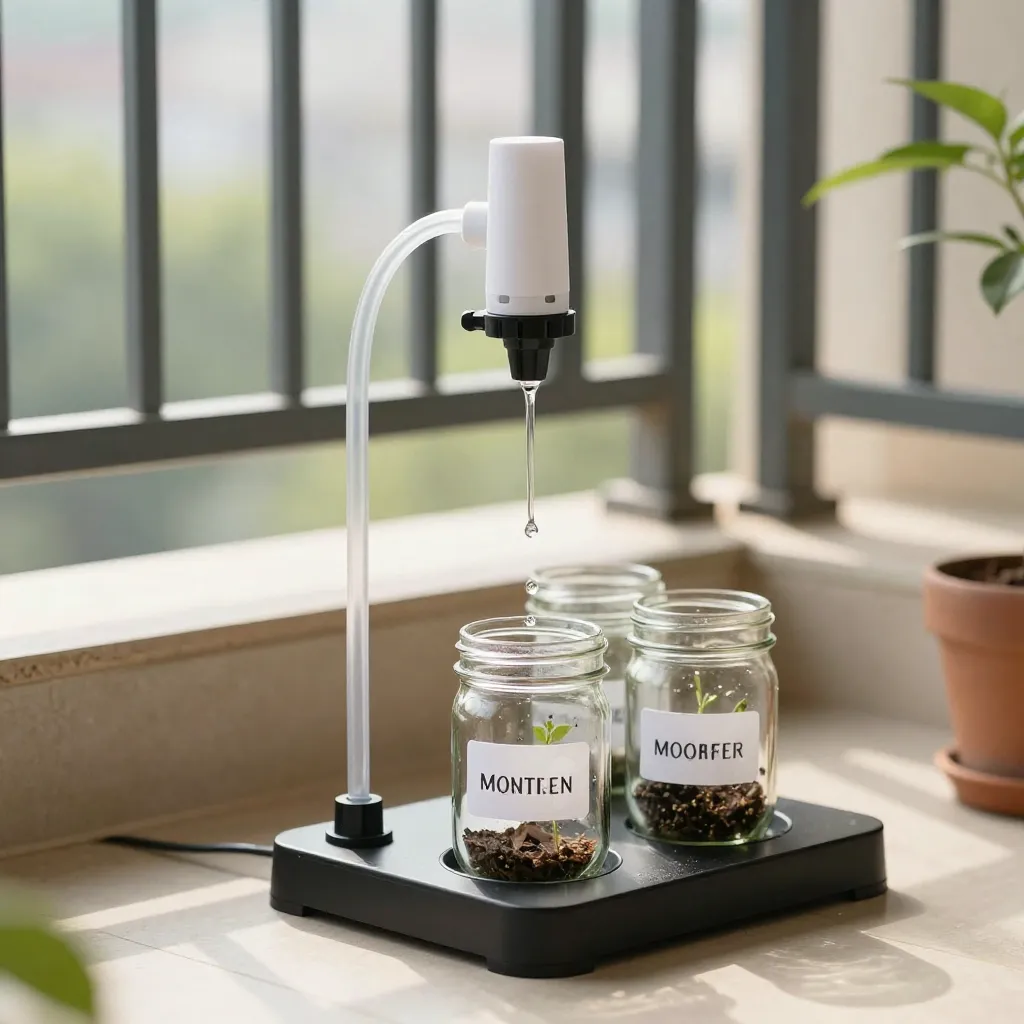 Indendørs plantevanding